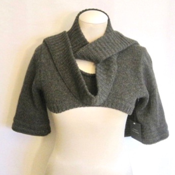 Robert Rodriguez Cropped Shrug Sweater - Picture 3 of 8